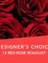 DC 12 red rose bouquet